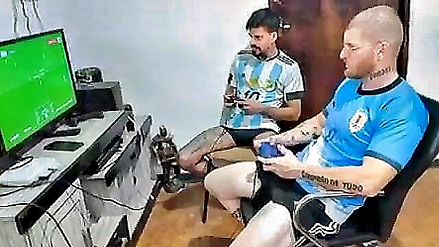 playing, blokes, game - video game sex