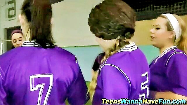 pussy, lesbian, teen - soccer sluts oral cam