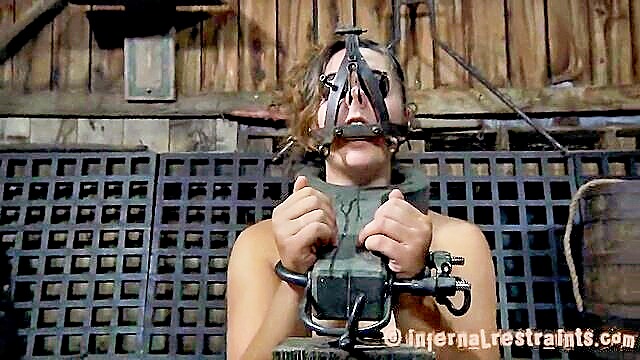 bondage, infernal restraints, pain - infernal restraints sasha slap