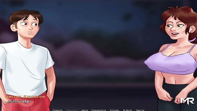 masturbation, anime, gameplay - summertime saga step mom helps