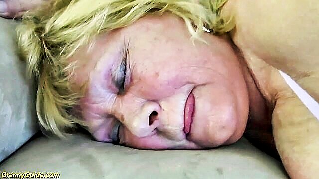 blowjob, big dick, granny - granny smashed hard