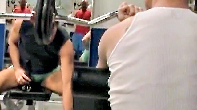 rough sex, hardcore, fisting - preacher curl photos gym