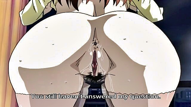 milf, creampie, cartoon - hentai boss milf anime
