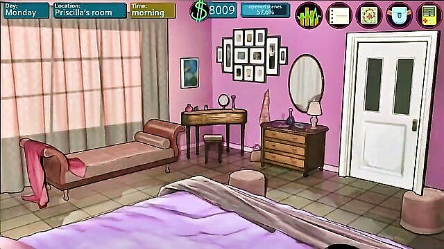 hentai, visual-novel, anime - anime babe seduces cock hungry stud