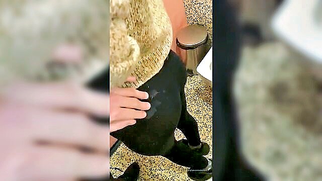 ass, bizarre, funny - shooshtime bathroom hook up