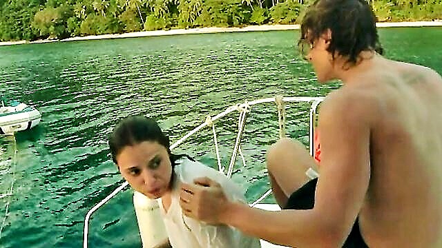 lesbian erotic, no nude, erotic movie - nude celeb threesome yacht