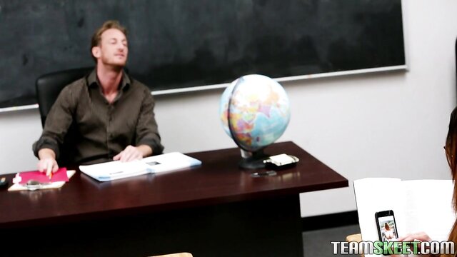 Teanna Trump - teachers big dick gets sucked by student in hd