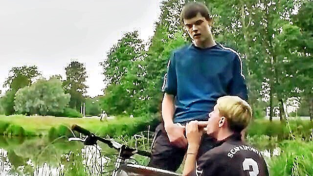 anal sex, gay porn, fucking - hot guy outdoor anal sex