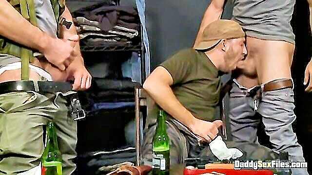 anal, franco scott, mike tanner - military bunker oral sex