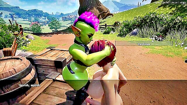 big cock, cartoon, big tits - open world porn game