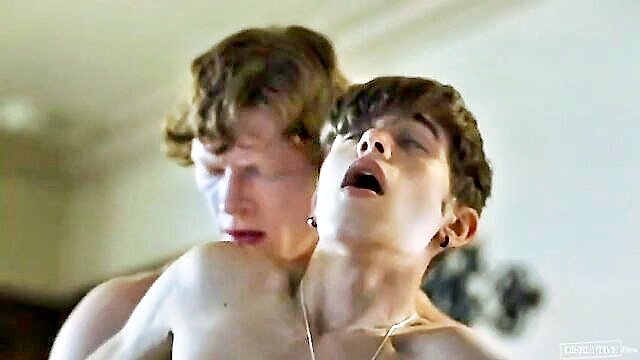 anal sex, gay porn, fucking - hardcore threesome with gay treesome play