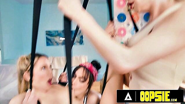 blowjob, double penetration, threesome - nasty angellica fine roomie sway
