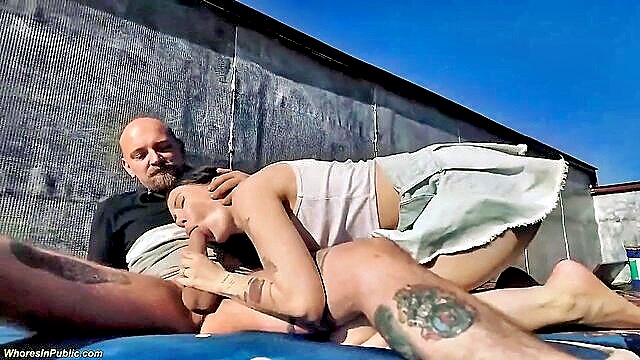anal gaping, deepthroat, anal sex - skinny milf ass sex