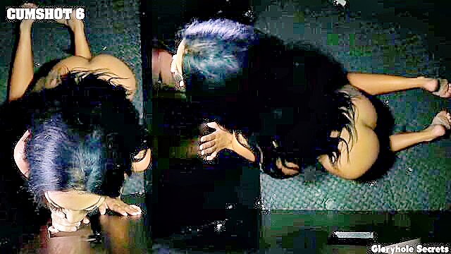 glory hole, asian babe, petite asian - petite asian bianca bangs glory hole
