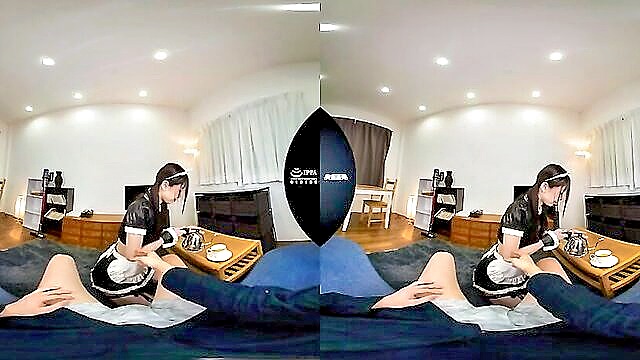 housewives, japanese, pov porn - virtual reality asian maid xxx