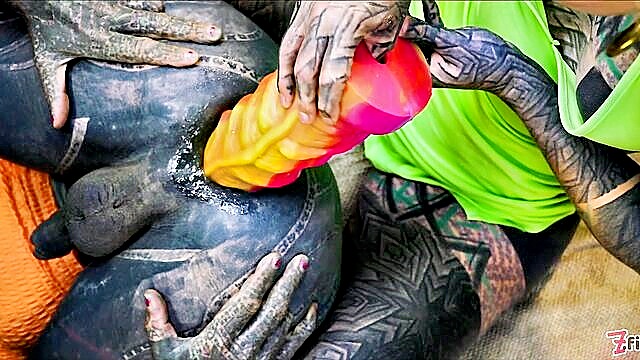 anal fisting, ts anal, anal fist - anal fisting with tattooed ts