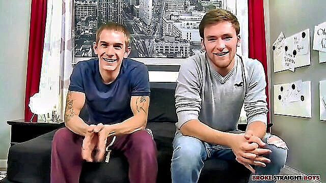 broke straight boys, gay, raw - bsb six raw licking