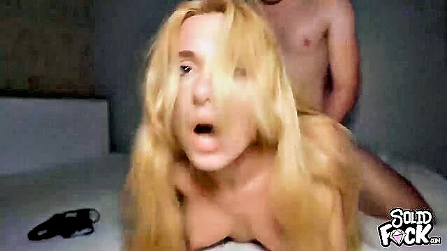 big tits, anal, amateur - rough stepsister threesome