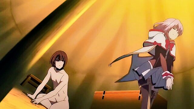 hentai threesome, wolf girl, hot hentai - busty mage threesome healer