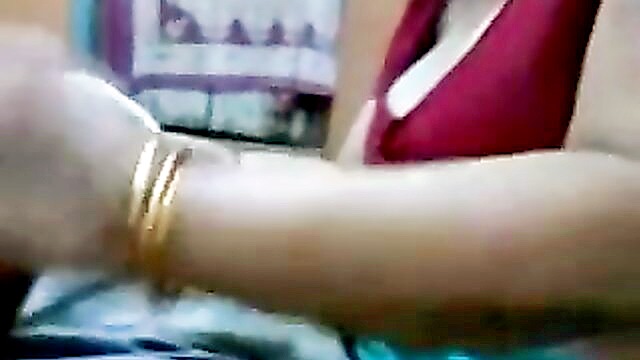 indian, how to, handjob - full bosomed indian handjob wife