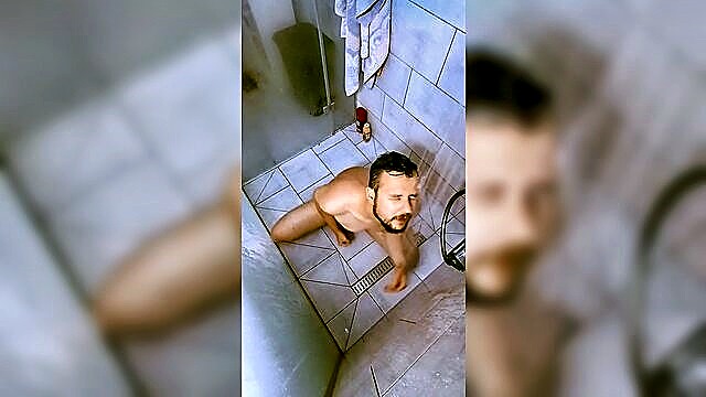 ShayUncut - bathroom gay jackoff