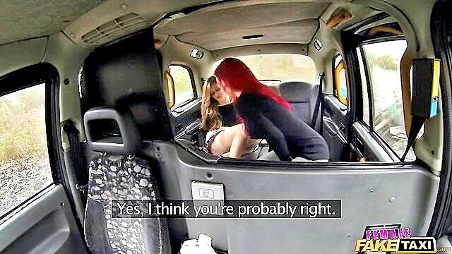 Roxi Keogh, Honour May - female fake taxi fingering