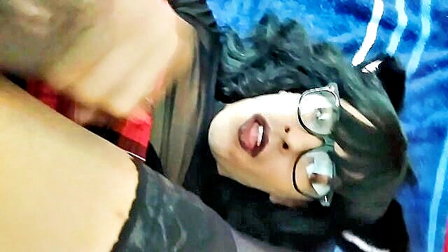 brunette, amateur, big cock - free sissycum eating compilation