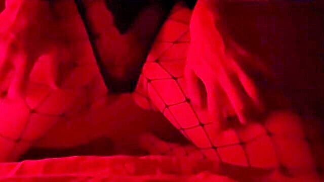 masturbation, amateur, blonde - fishnet masturbation hd porn