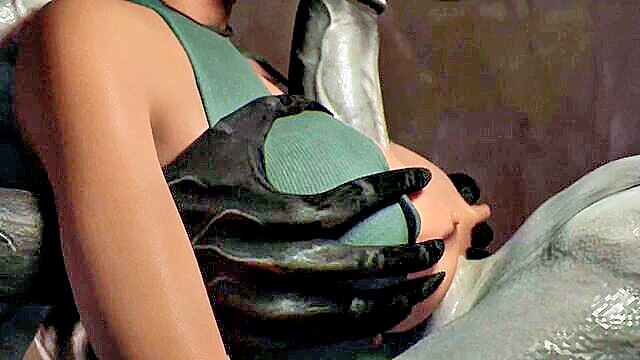 radeong3d, lara croft, monster cock - lara croft 3d porn