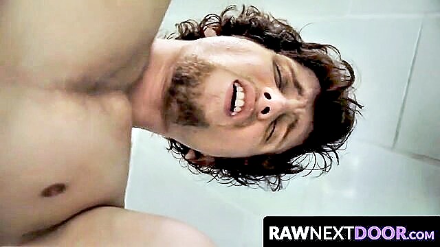 rawnextdoor, bareback, missionary - scotty zee shower anal