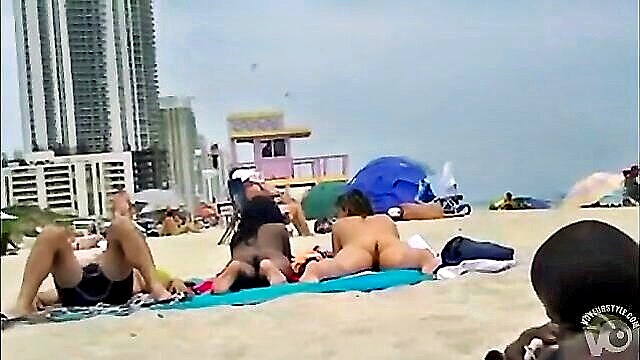 naked, black, white - black and white nude beach girl