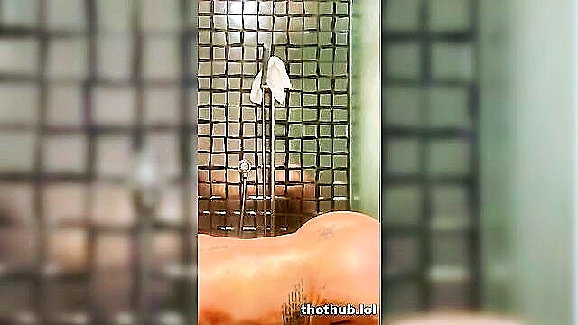 sophiethebody, shower, sophieselfies - sophie hall shower ass