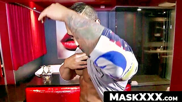jock, maskxxx, stud - maskxxx calving ripped inked jock