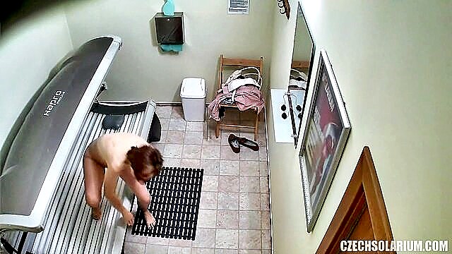 hairy, czech solarium, hairy milf - hairy milf solarium