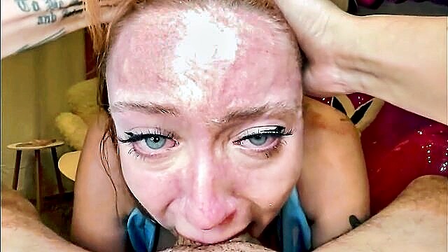 pov porn, hardcore, blowjob - bimbo deepthroat clip