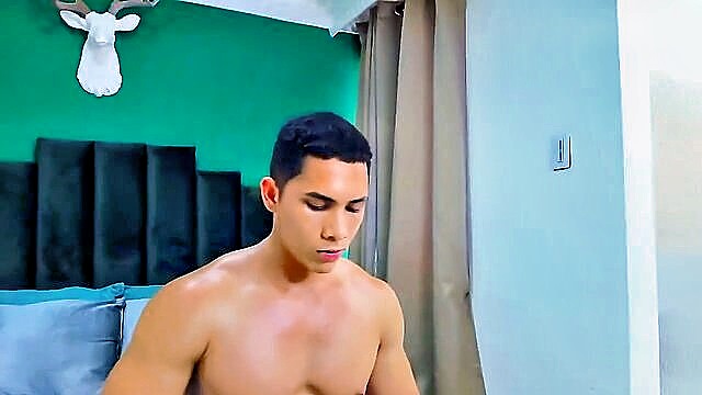 big cock, latino, uncut - handjob cam show