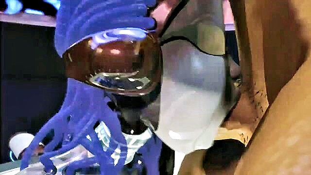 zero, female robot, powerful - doppleganger zero robot dick