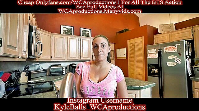 Melanie Hicks, Nikki Brooks, Kyle Balls WCA - pov video of seducing my stepmom for a blowjob and titty fuck