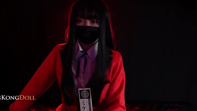 black stockings, coser, chinese - yumeko gets fucked in a steamy video with hd quality