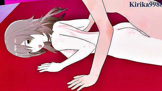 cute, anime, flat boobs - intense hentai encounter in love hotel with a japanese porn star