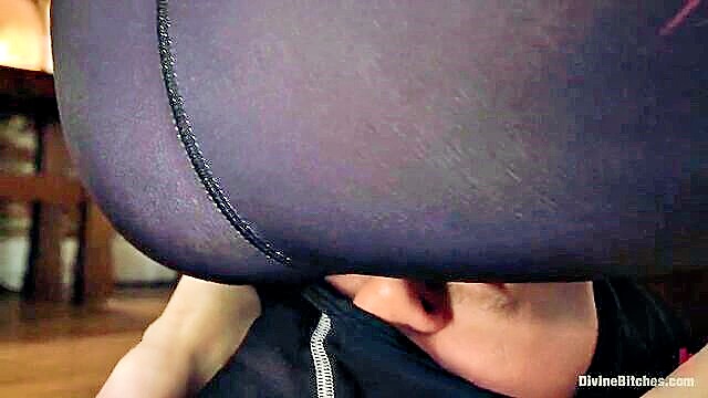 bondage sex, beating, anal - yoga teacher punishes student for foot fetish