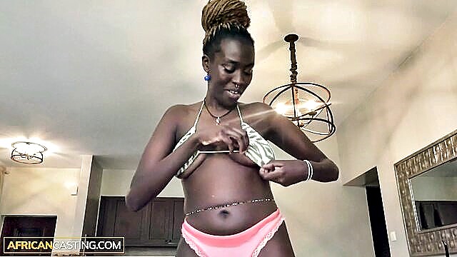Alexis  Crystal - african beauty riding cowgirl