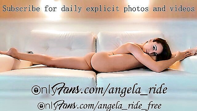 masturbation, small tits, blonde - angelas hot solo sex