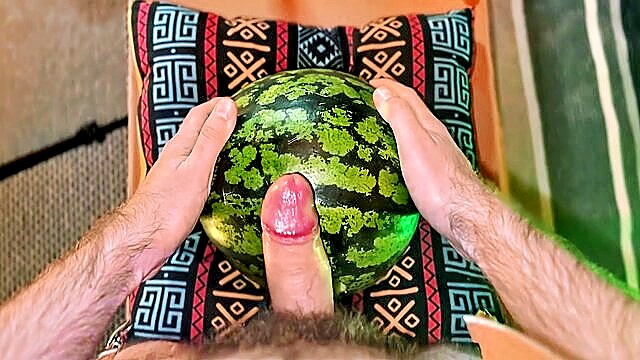 Naughty_dudes - hairy dick watermelon