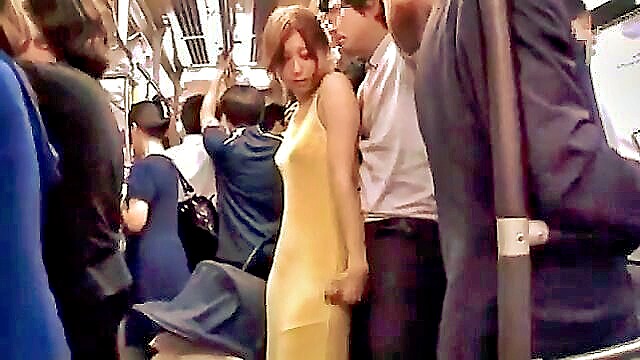 eat ass, great ass, japanese - public transport japanese ass tease