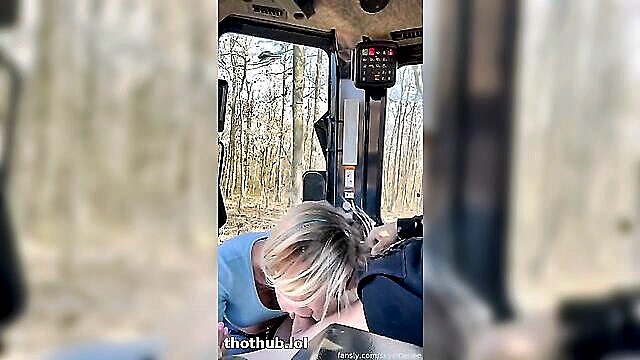 ex tape, sex tape, video leaked - skyemarie tractor sex tape