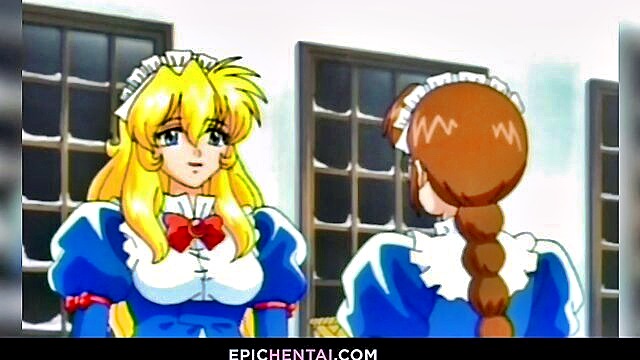 anime, uniform, hentai - clumsy maid anime sex