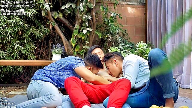 Tyler Wu - chinese daddy threesome