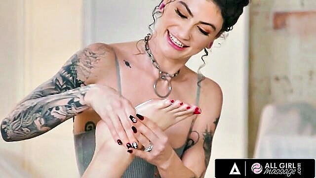 oiled massage, college girl, college girls - college girls oiled massage sex