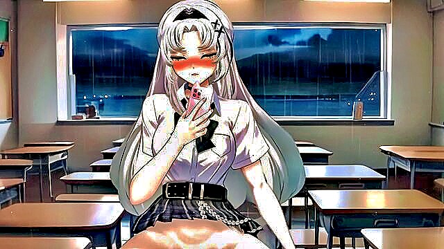 hands tied, alvitr (honkai impact), horror - vtuber school girl fuck